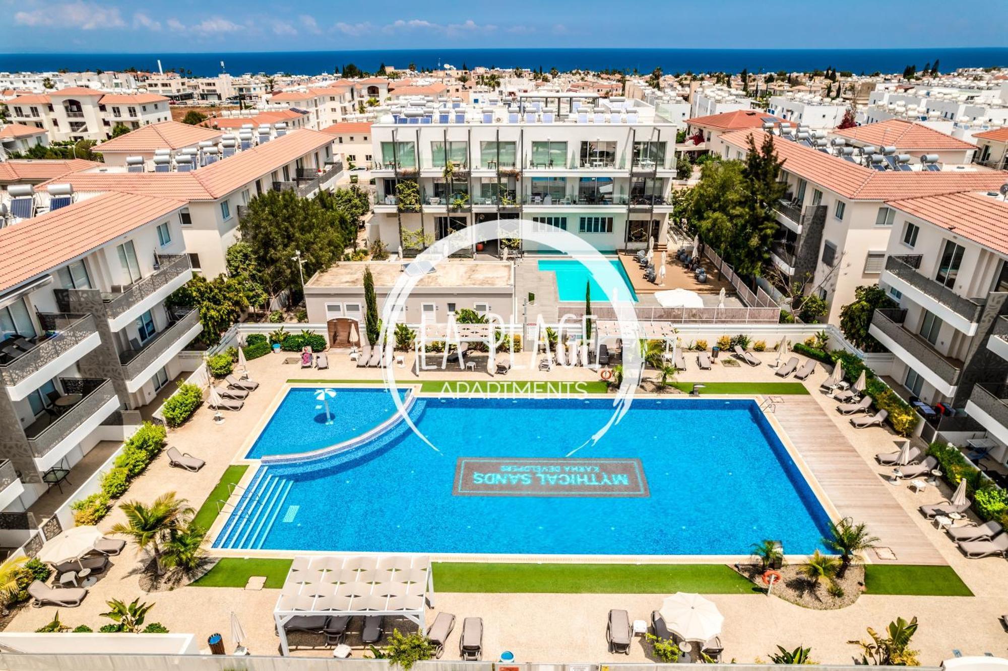 ♥ Sunny&Cozy Family Apartment ★ Walk To The Beach☼ Paralimni Buitenkant foto